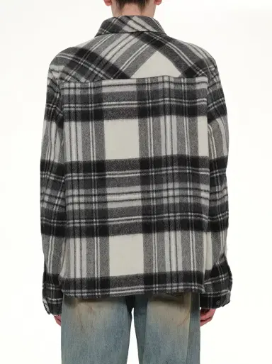 We11Done Check Anorak Wool Shirt | Thumbnail 5