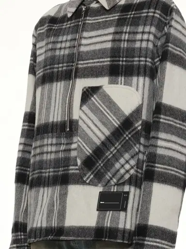 We11Done Check Anorak Wool Shirt | Thumbnail 6