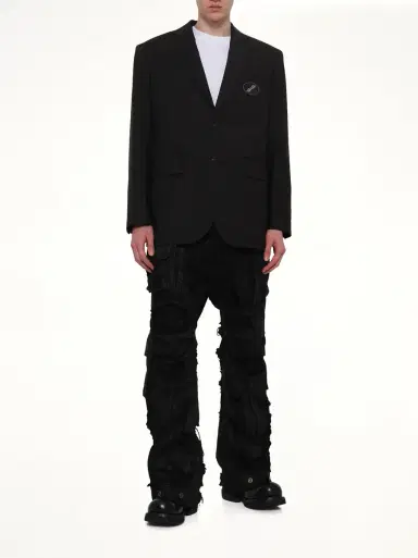 We11Done Oversized Suit Logo Blazer | Thumbnail 4 We11Done Oversized Suit Logo Blazer | Thumbnail 4