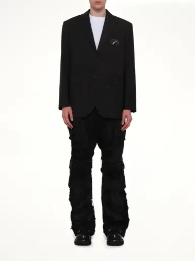 We11Done Oversized Suit Logo Blazer | Thumbnail 7 We11Done Oversized Suit Logo Blazer | Thumbnail 7