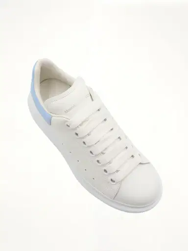 Alexander McQueen Larry Oversized Sneaker in White/powder Blue | Thumbnail 4 Alexander McQueen Larry Oversized Sneaker in White/powder Blue | Thumbnail 4