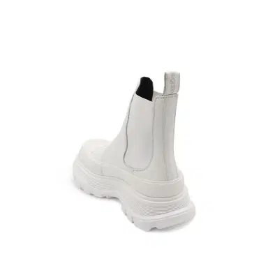 Alexander McQueen Tread Slick Chelsea Boots in White White/silver | Thumbnail 2 Alexander McQueen Tread Slick Chelsea Boots in White White/silver | Thumbnail 2