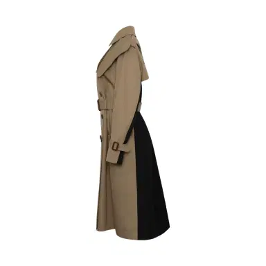 Alexander McQueen Graffiti Trench Coat in Beige Beige/black | Thumbnail 2