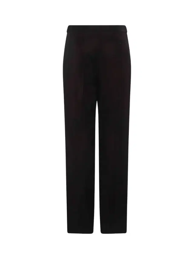 Alexander McQueen Herringbone Wide Leg Pants in Chocolate Brown