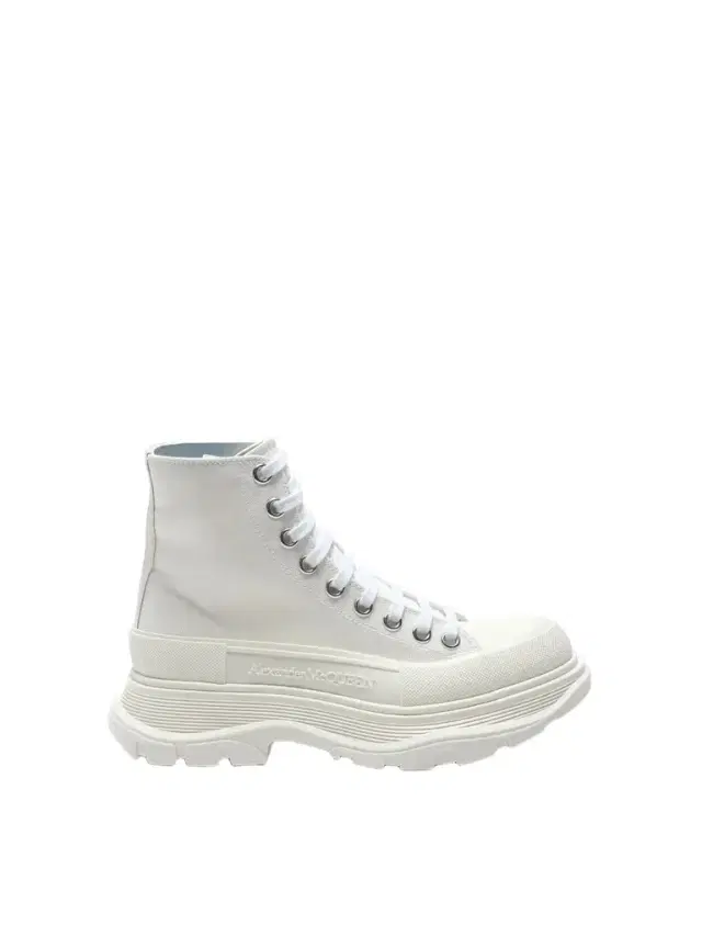 Alexander McQueen Tread Slick Canvas Lace-up Boots