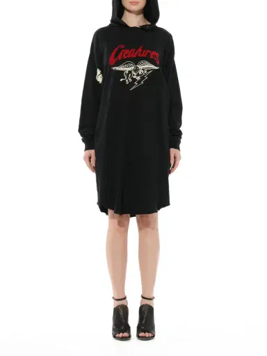 Givenchy Creatures Hooded Dress | Thumbnail 4 Givenchy Creatures Hooded Dress | Thumbnail 4