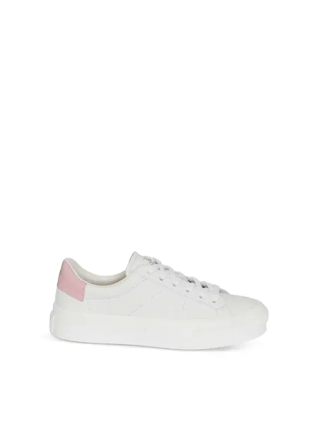 Givenchy City Sport Sneaker in White/pink