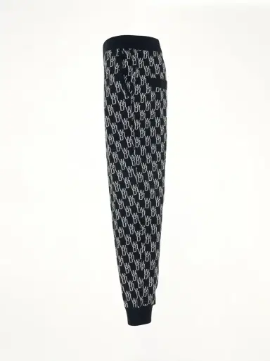 We11Done Monogram Knit Jacquard Trouser | Thumbnail 2 We11Done Monogram Knit Jacquard Trouser | Thumbnail 2