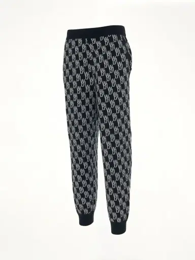 We11Done Monogram Knit Jacquard Trouser | Thumbnail 3 We11Done Monogram Knit Jacquard Trouser | Thumbnail 3