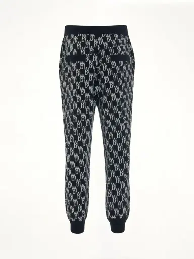 We11Done Monogram Knit Jacquard Trouser | Thumbnail 4 We11Done Monogram Knit Jacquard Trouser | Thumbnail 4