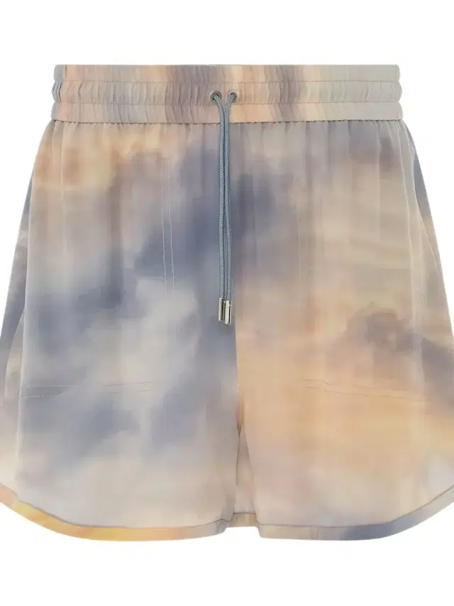 Alexander McQueen Daybreak Explorer Shorts in Blue/yellow Blue