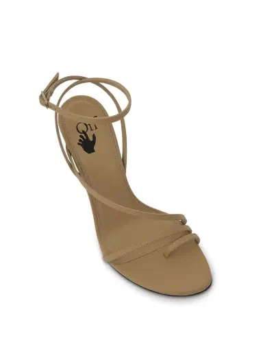Off-White Nappa High Allen Multi Sandal in Camel Brown | Thumbnail 2