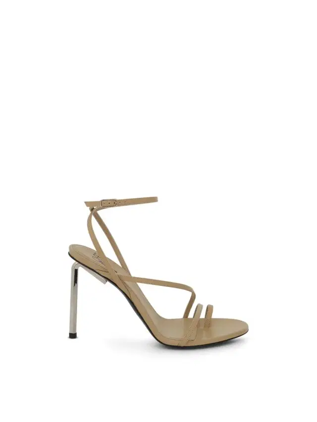 Off-White Nappa High Allen Multi Sandal in Camel Brown