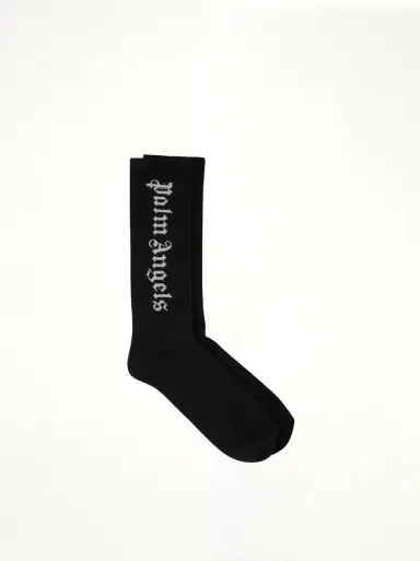 Palm Angels Vertical Logo Socks | Thumbnail 2 Palm Angels Vertical Logo Socks | Thumbnail 2