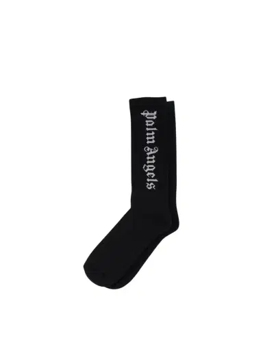 Palm Angels Vertical Logo Socks | Thumbnail 1 Palm Angels Vertical Logo Socks | Thumbnail 1