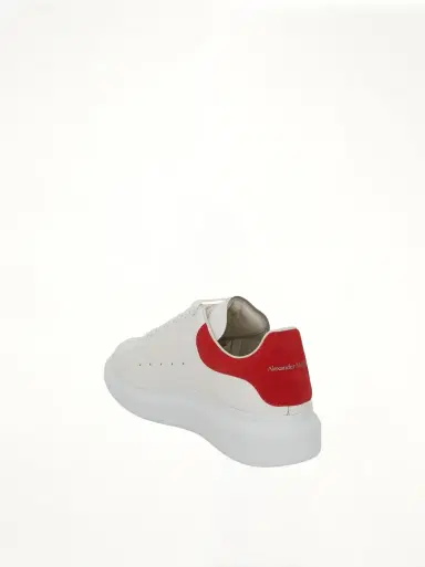 Alexander McQueen Larry Oversized Sneaker in White/lust Red | Thumbnail 2 Alexander McQueen Larry Oversized Sneaker in White/lust Red | Thumbnail 2