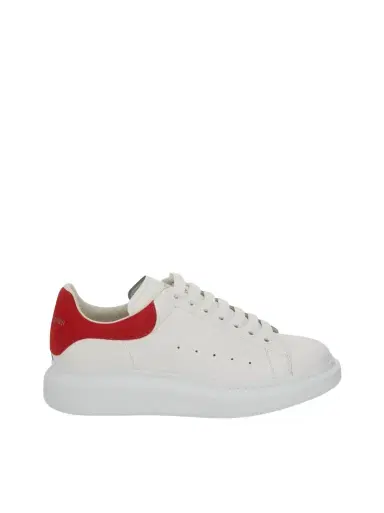 Alexander McQueen Larry Oversized Sneaker in White/lust Red | Thumbnail 1 Alexander McQueen Larry Oversized Sneaker in White/lust Red | Thumbnail 1