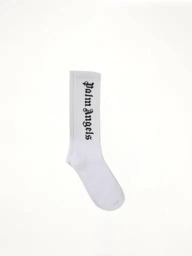 Palm Angels Vertical Logo Socks | Thumbnail 2 Palm Angels Vertical Logo Socks | Thumbnail 2
