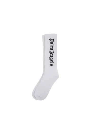 Palm Angels Vertical Logo Socks | Thumbnail 1 Palm Angels Vertical Logo Socks | Thumbnail 1