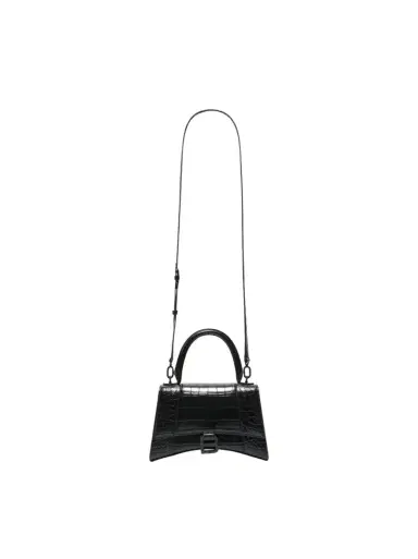 Balenciaga Hourglass Small Croco Embossed Bag | Thumbnail 1 Balenciaga Hourglass Small Croco Embossed Bag | Thumbnail 1
