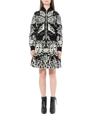 Alexander McQueen Jacquard Mini Skirt | Thumbnail 4 Alexander McQueen Jacquard Mini Skirt | Thumbnail 4