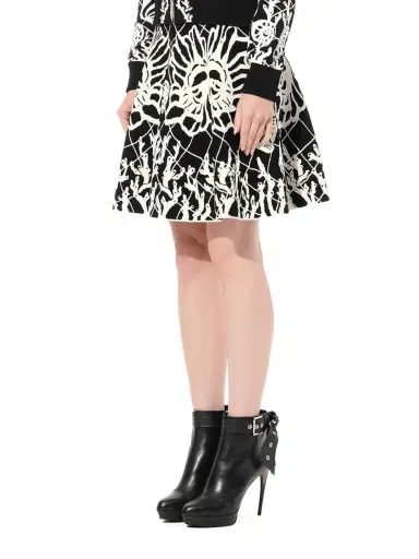 Alexander McQueen Jacquard Mini Skirt | Thumbnail 5 Alexander McQueen Jacquard Mini Skirt | Thumbnail 5