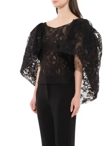 Givenchy Lace Puffy Cape Corset | Thumbnail 5 Givenchy Lace Puffy Cape Corset | Thumbnail 5