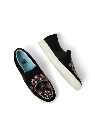 Lanvin Emb Slip On Sneaker | Thumbnail 4 Lanvin Emb Slip On Sneaker | Thumbnail 4