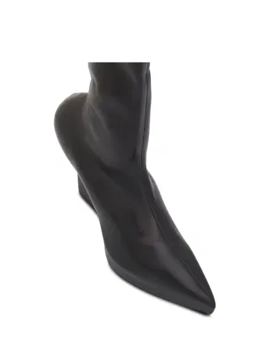 Givenchy Wedge Ankle Boot in Stretch Leather | Thumbnail 4