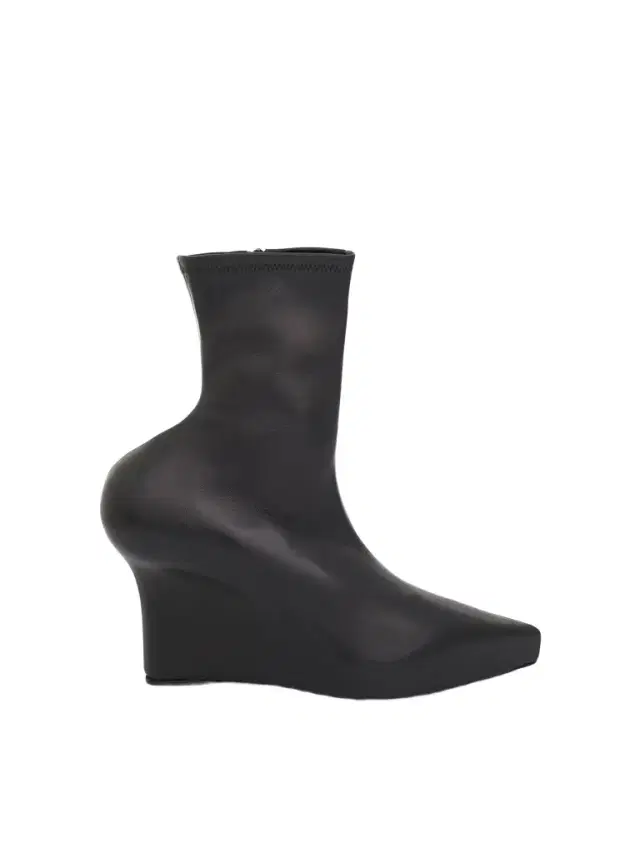 Wedge Ankle Boot in Stretch Leather Wedge Ankle Boot in Stretch Leather