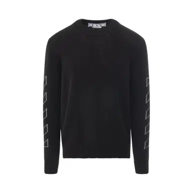Off-White Diagonal Outline Knit Crewneck | Thumbnail 1
