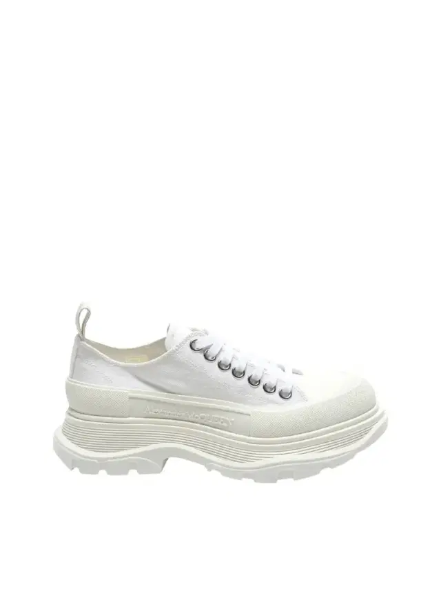 Alexander McQueen Tread Slick Canvas Lace-up Shoes