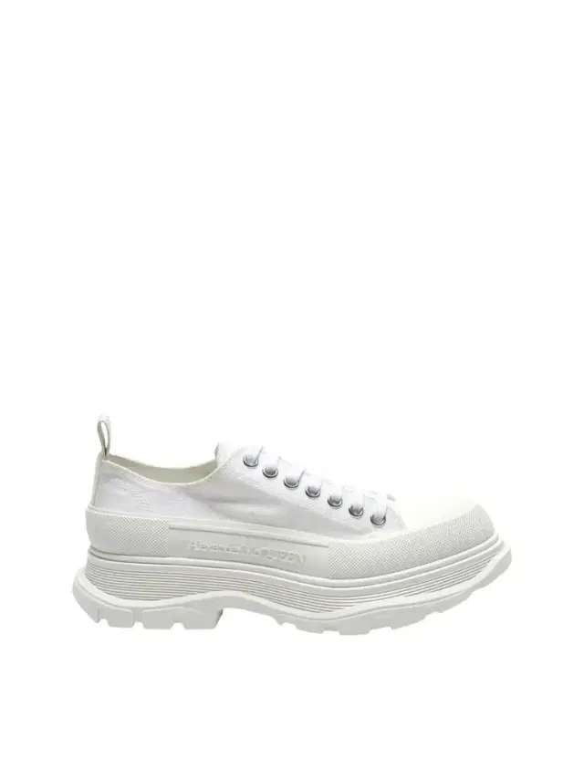 Alexander McQueen Tread Slick Canvas Lace-up Shoes