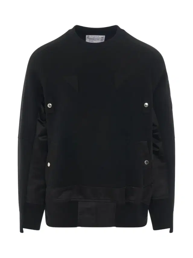 Sacai Nylon Twill Sponge Sweat Pullover