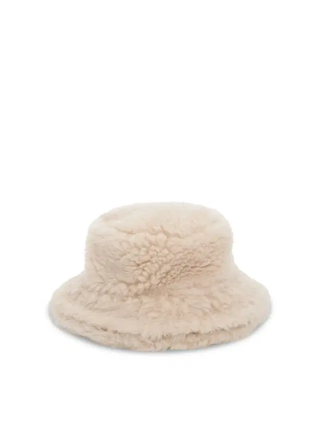 Double Brim Faux Shearling