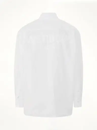 We11Done 1506 Logo Print Cotton Shirt | Thumbnail 4