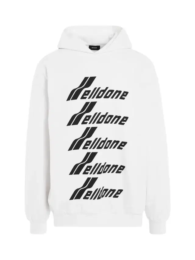 We11Done Multiple Front Logo Hoodie