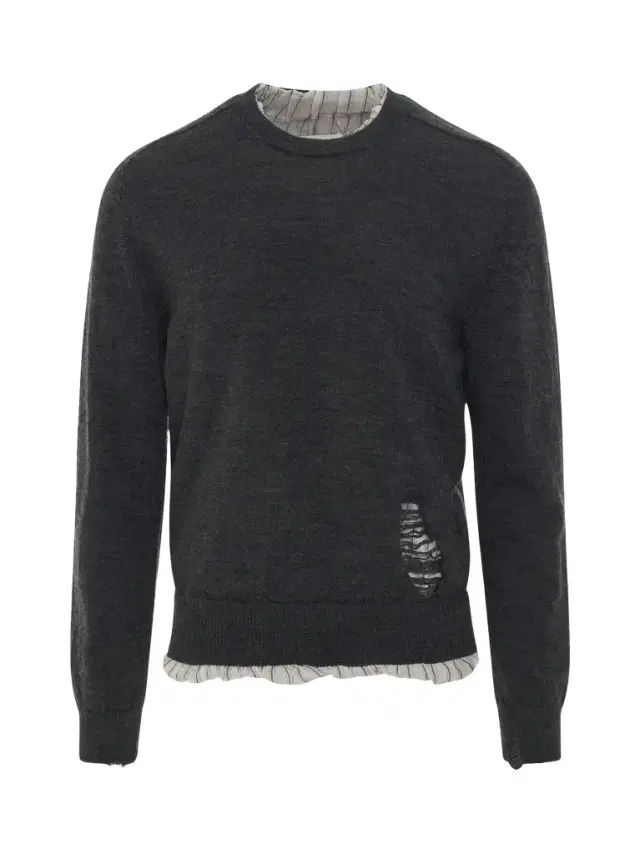 Maison Margiela Distressed Wool Jumper