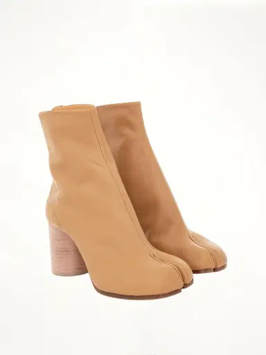 Maison Margiela Tabi Ankle Boots 8cm Heel in Nude Beige | Thumbnail 3 Maison Margiela Tabi Ankle Boots 8cm Heel in Nude Beige | Thumbnail 3