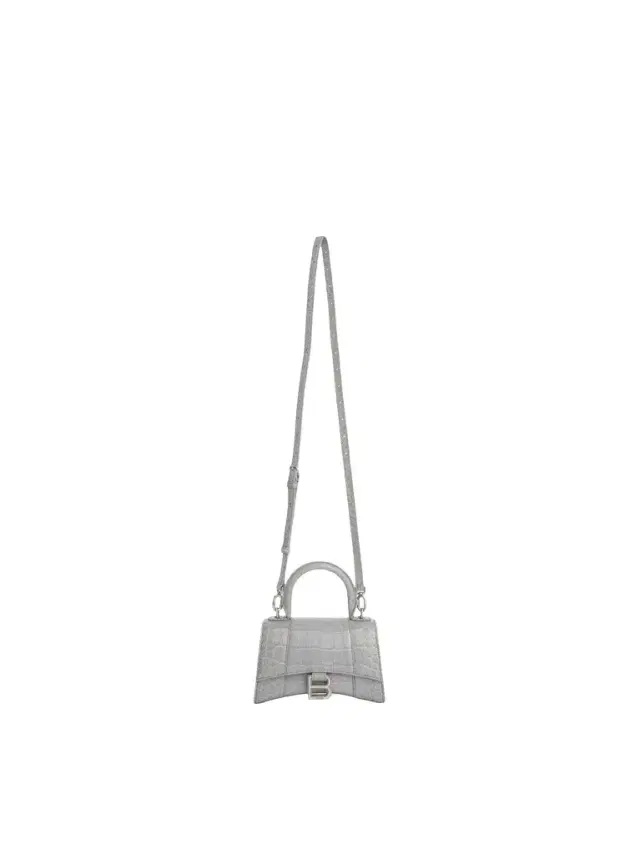Balenciaga Hourglass XS Croco Embossed Bag