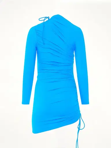 Balenciaga Mini Matte Spandex Dress in | Thumbnail 4 Balenciaga Mini Matte Spandex Dress in | Thumbnail 4