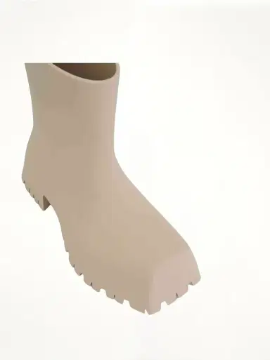 Balenciaga Trooper Rubber Low Boot | Thumbnail 4 Balenciaga Trooper Rubber Low Boot | Thumbnail 4