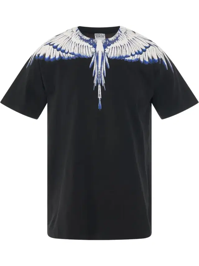 Marcelo Burlon Icon Wings Regular T-shirt in Black/white Black