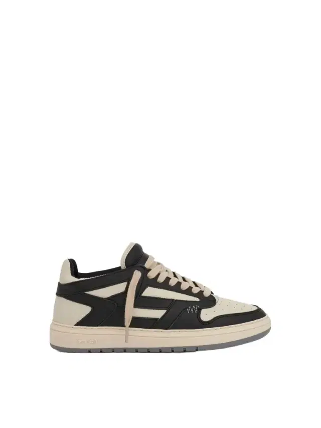 Represent Reptor Low Sneaker in Black/vintage White Black