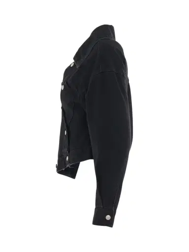 Alexander McQueen Twisted Asymmetric Denim Jacket | Thumbnail 2 Alexander McQueen Twisted Asymmetric Denim Jacket | Thumbnail 2