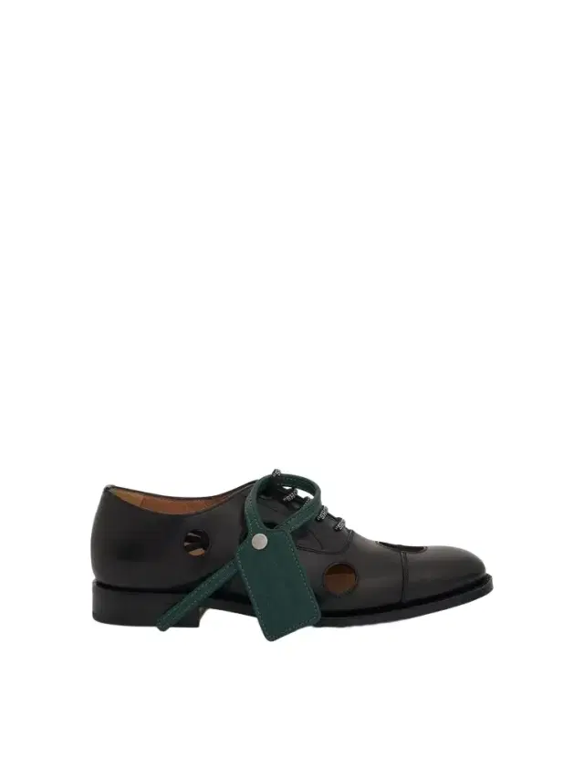 Off-White Off-white x Church's Consul Shoe in Black/green Black