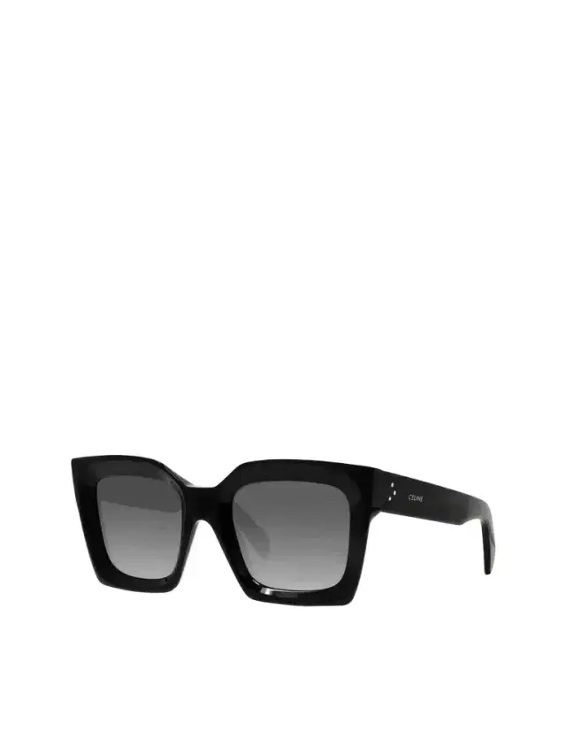 Celine Cl40130i Square Sunglasses With Smoke Polarised Lens