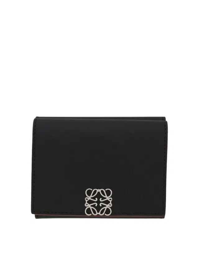 Loewe Anagram Trifold Wallet Pebble Grain Calfskin
