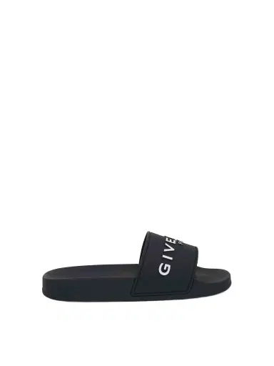 Givenchy Logo Slide Flat Sandals | Thumbnail 1 Givenchy Logo Slide Flat Sandals | Thumbnail 1