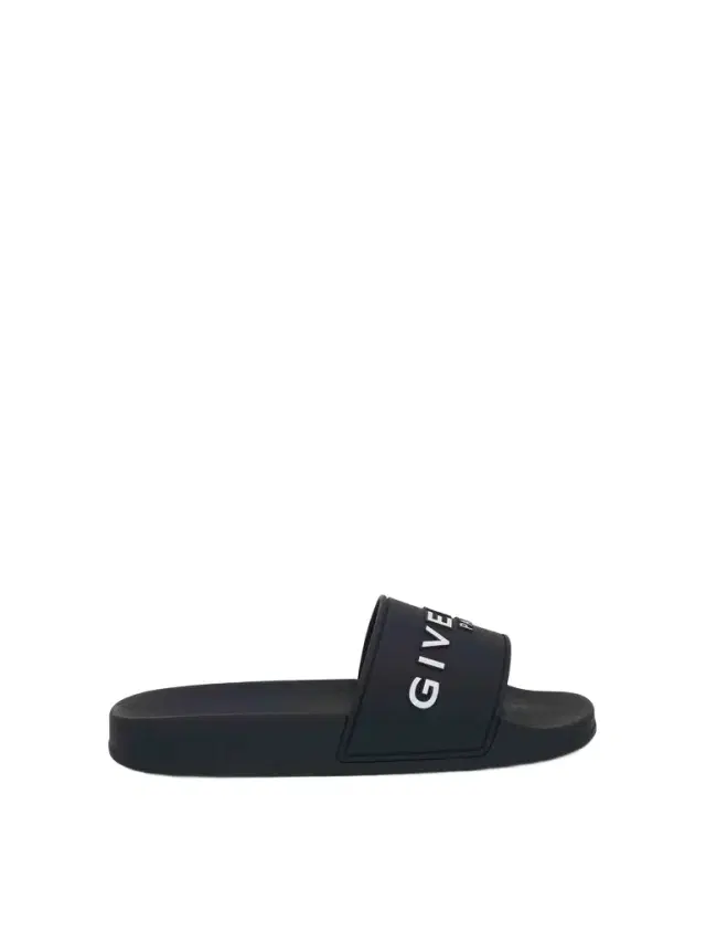 Givenchy Logo Slide Flat Sandals